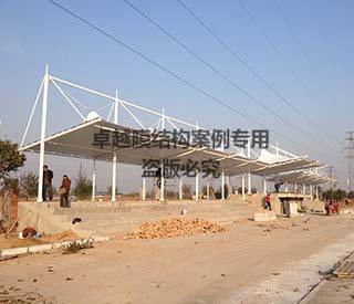 濮陽濮東新區中學膜結構看臺