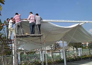 <font color='red'>膜結構車棚</font>施工與使用過程中的注意事項