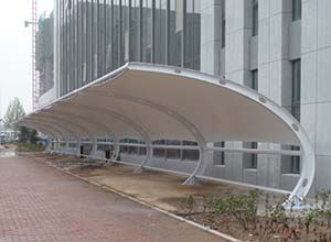 新鄉膜結構車棚【廠家直銷】新鄉膜結構停車棚,張拉膜車棚
