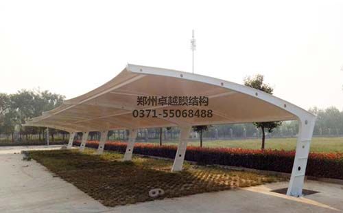 焦作武陟河南輔仁藥業廠區膜結構車棚