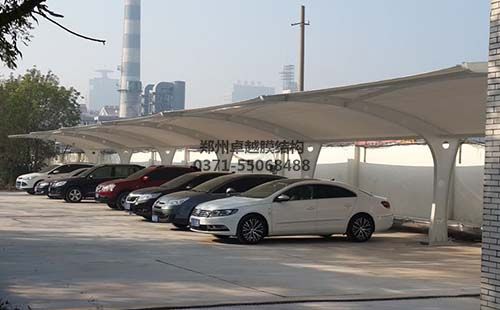 運城地礦小區膜結構車棚