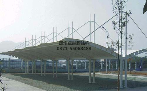 太原動物園游覽車站膜結構車棚