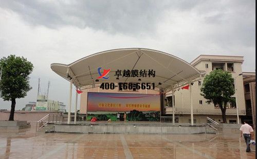 邢臺膜結(jié)構(gòu)看臺/主席臺/舞臺【現(xiàn)代職業(yè)學校等】設(shè)計施工案例