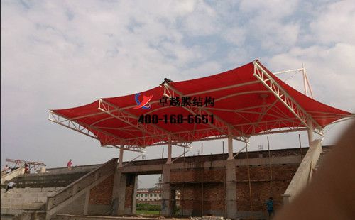 唐山膜結(jié)構(gòu)看臺/主席臺/舞臺【化學廠有限公司等】工程設(shè)計施工案例