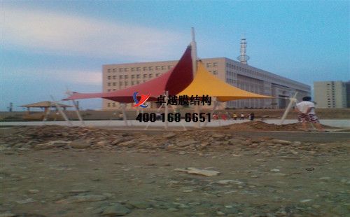 鄭州膜結構游泳池/<font color='red'>水上樂園</font>/游樂場/景觀遮陽棚設計施工案例