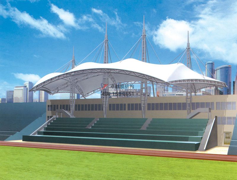 新鄉市<font color='red'>膜結構看臺</font>【新鄉醫學院等】專業生產廠家