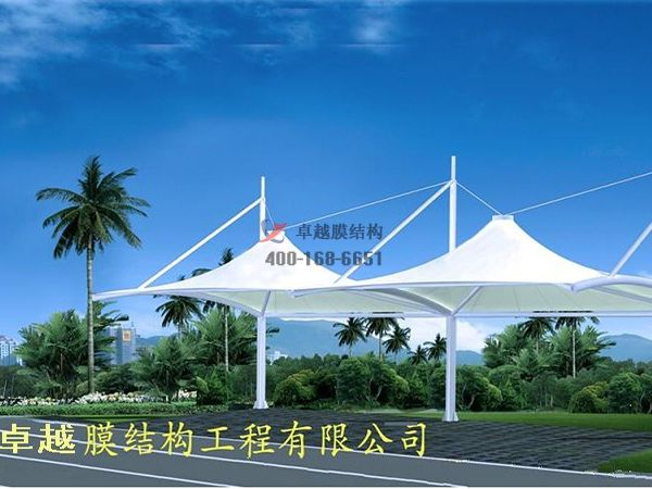 昌吉<font color='red'>張拉膜結(jié)構(gòu)</font>景觀設計施工【案例圖片】