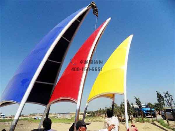 威海張拉<font color='red'>膜結構景觀</font>設計施工【案例圖片】