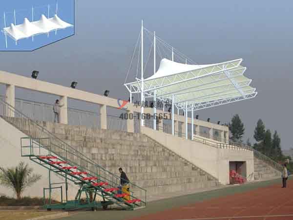 淮南市張拉膜看臺【工程案例】專業生產廠家