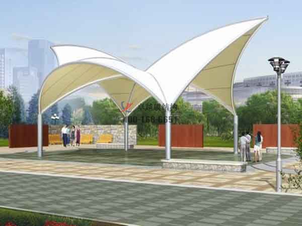 六安張拉<font color='red'>膜結構景觀</font>小品【案例圖片】