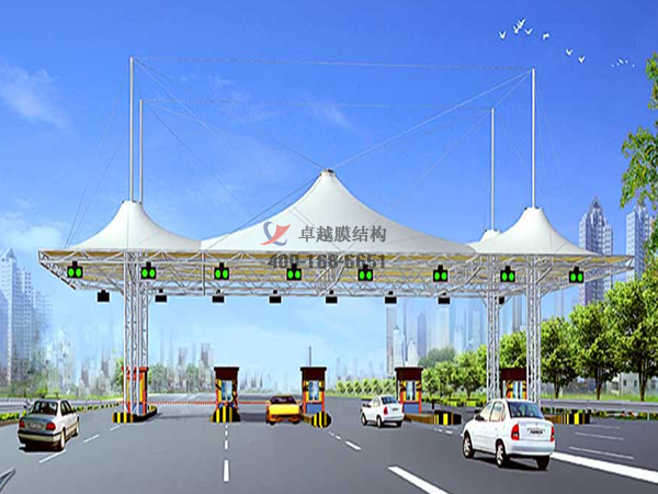 梧州高速收費站雨棚【專業(yè)廠家】景觀遮陽棚/服務區(qū)膜結構充電站設計公司