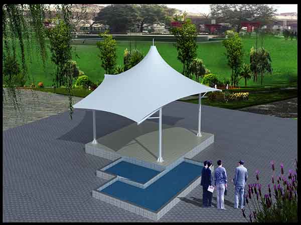 南平張拉<font color='red'>膜結構景觀</font>設計施工【案例圖片】