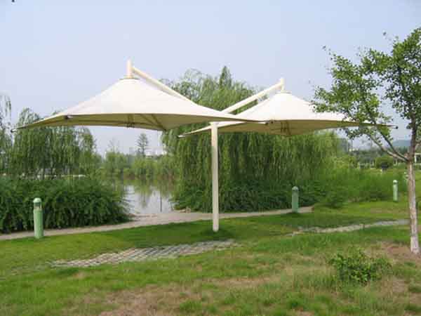 莆田張拉<font color='red'>膜結構景觀</font>小品【案例圖片】