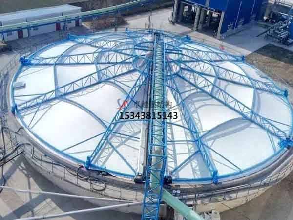 吉林污水池處理池膜結構封閉反吊膜加蓋設計公司【生產廠家】