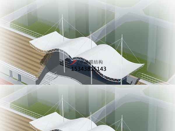 徐州市看臺膜結構遮陽棚【生產銷售】