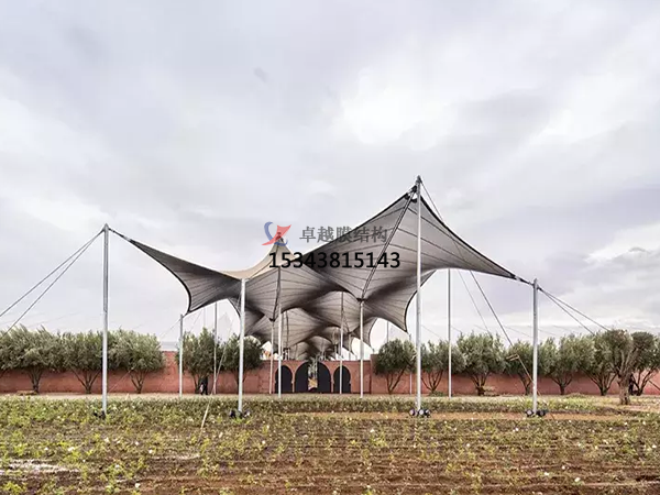 阿拉爾膜結構景觀【生產(chǎn)施工】