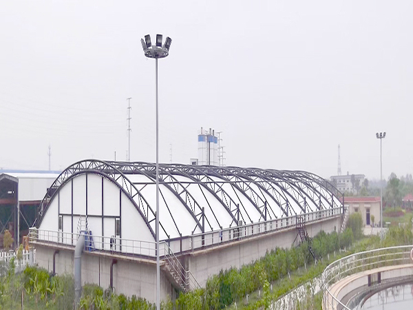 重慶玖龍紙業膜結構污水處理池