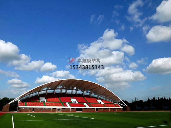皋蘭<font color='red'>膜結構看臺</font>雨棚生產設計安裝