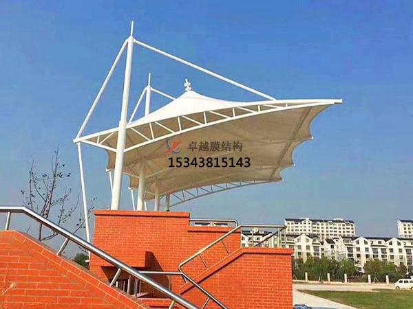 民樂<font color='red'>膜結構看臺</font>雨棚生產設計安裝