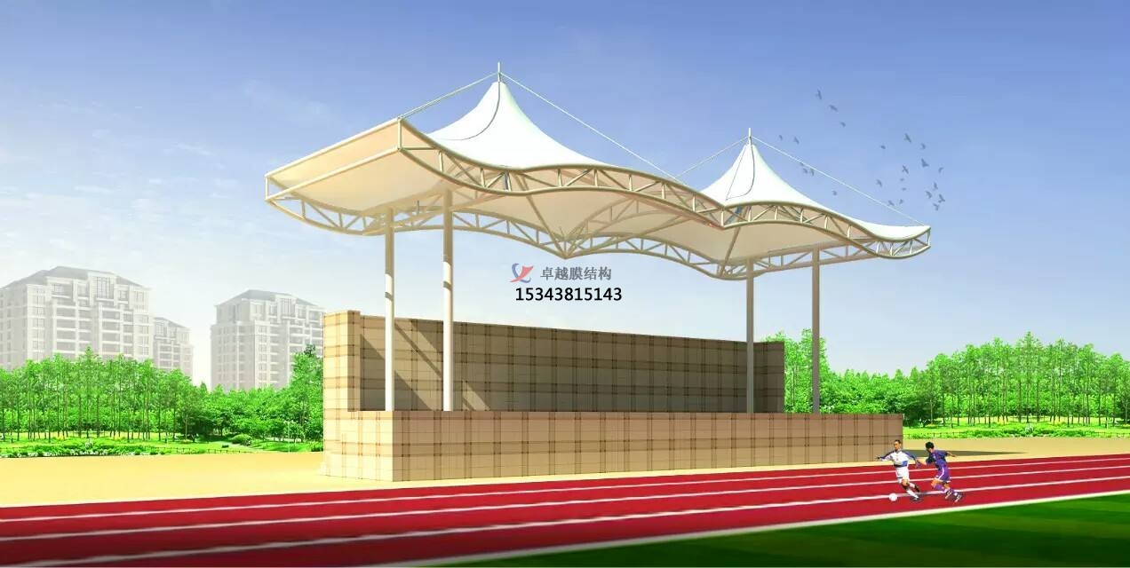 重慶市膜結構看臺雨篷/主席臺/舞臺安裝專業生產廠家