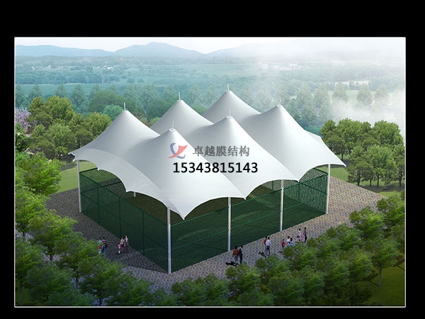 膜結構建筑可識性和商業效應