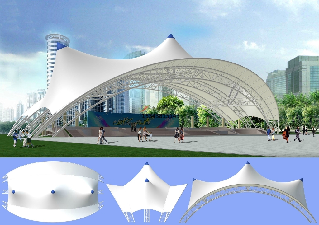 丹鳳膜結構景觀【張拉膜景觀】承包安裝<font color='red'>價格</font>
