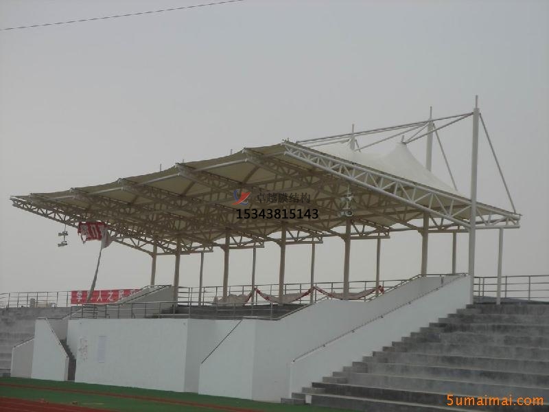 范縣體育公園膜結(jié)構【看臺雨棚】門球場案例