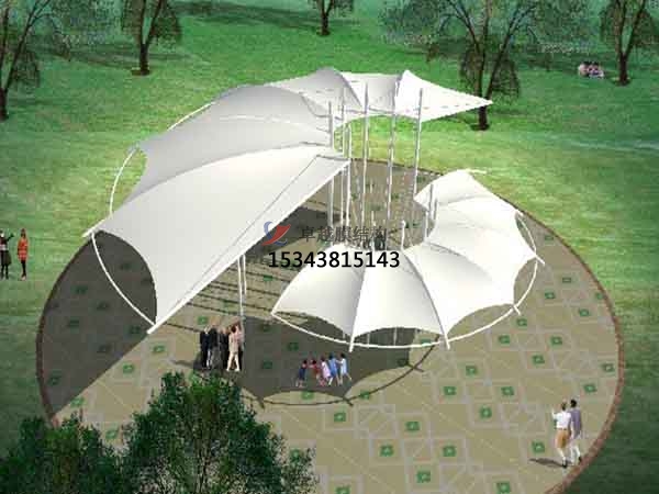 膜結構公司規劃停車棚展示人性化