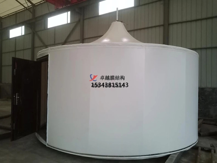 駐馬店藥業二分廠污水池膜結構頂蓋