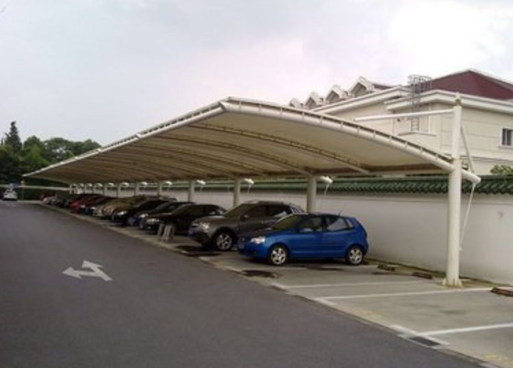 膜結構車棚是否是精品？看清楚了，再掏錢購買哦。