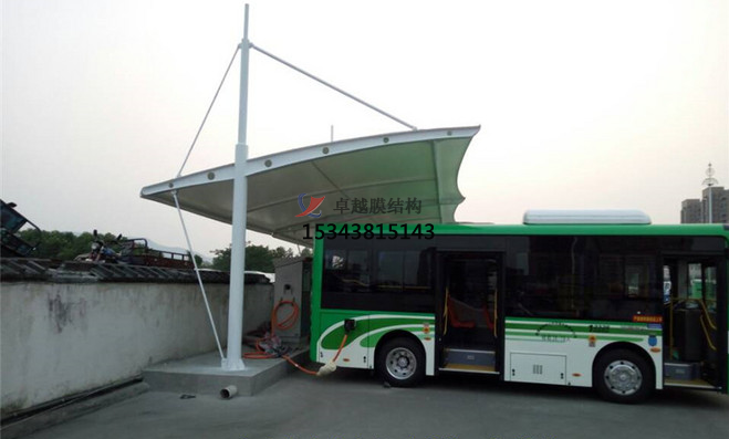 膜結構充電樁應用前景及未來優勢