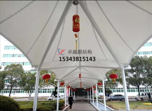 商丘小區入口膜結構案例