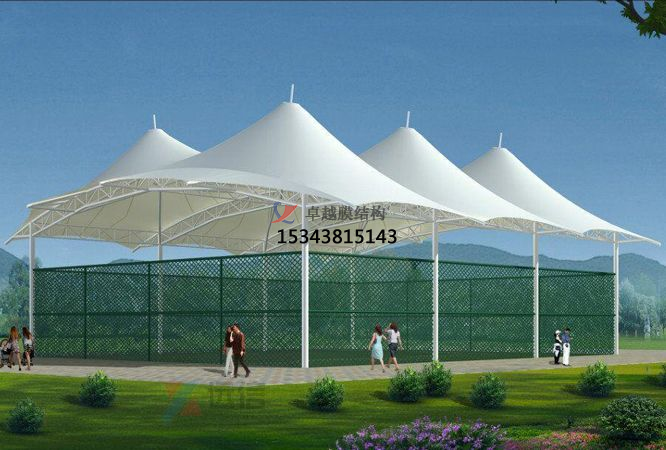  足球場膜結構雨棚破損如何修復？