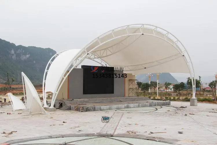 <font color='red'>舞臺膜結構</font>搭建獨有的視覺效果