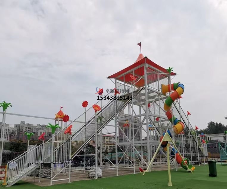 濟源景區極限旱滑游樂場彩色張拉膜銷售