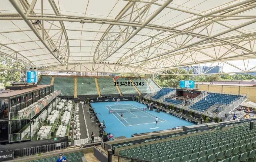 隴南網球場遮陽棚——隴南<font color='red'>膜結構公司</font>【專業廠家】