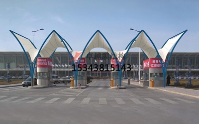 汕尾收費站膜結構頂棚——汕尾膜結構公司專業廠家