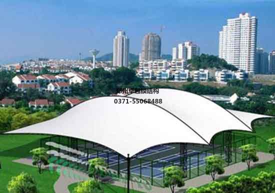 新密市<font color='red'>張拉膜結構</font>設計施工案例