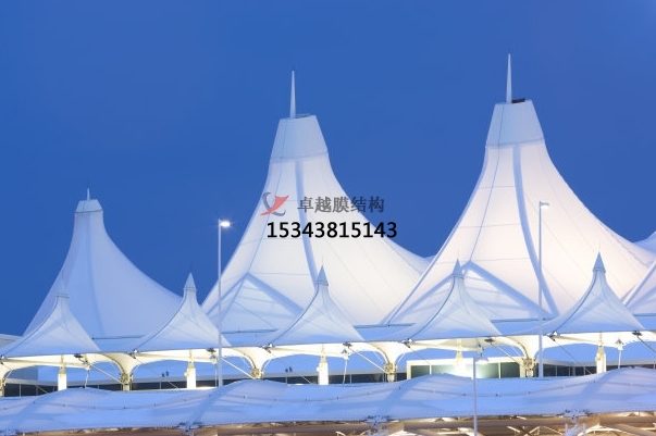 濰坊膜結構地下車庫入口【施工案例】